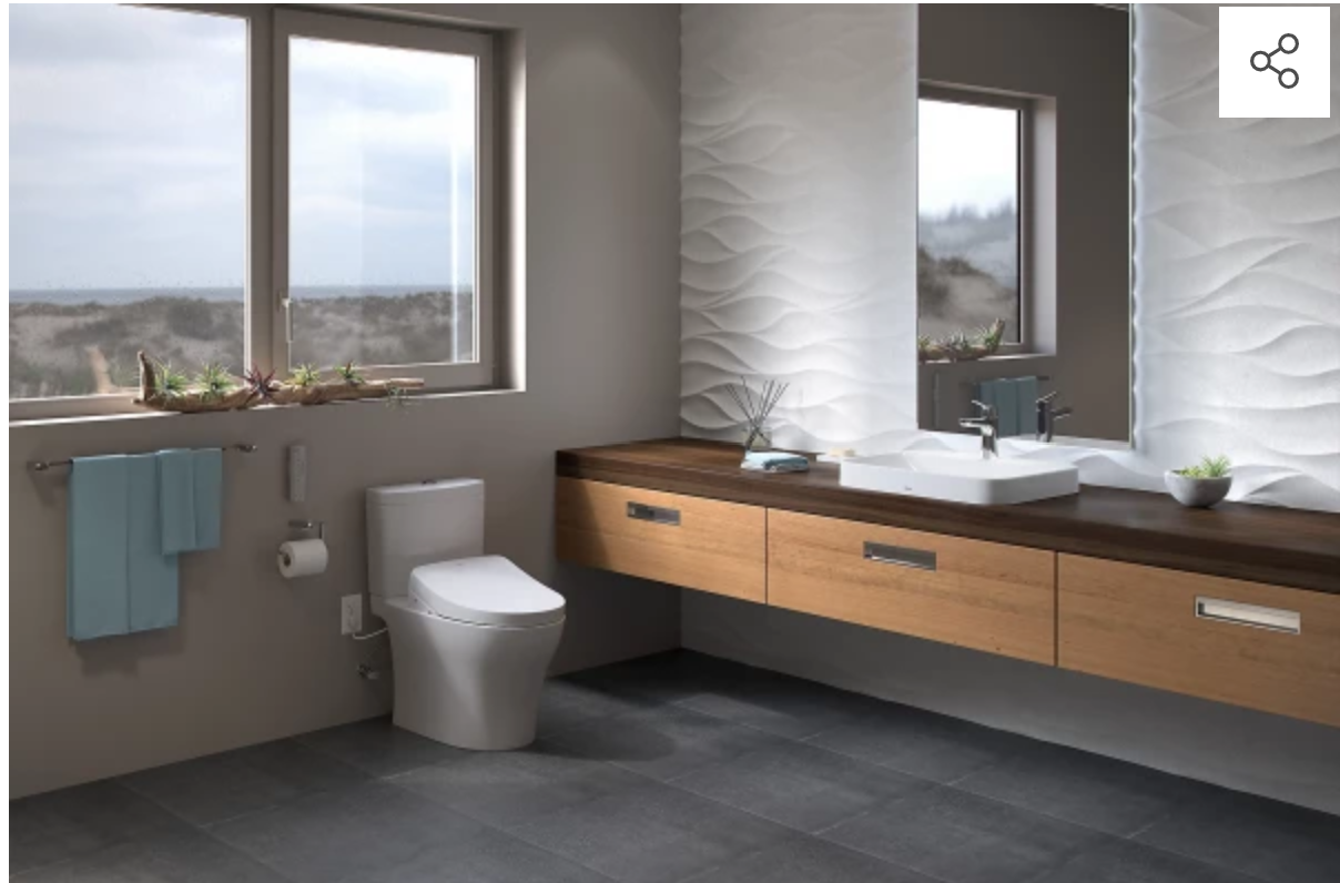 Aquia® IV Toilet - 1.28 GPF & 0.9 GPF, Elongated Bowl - WASHLET+ Connection - New